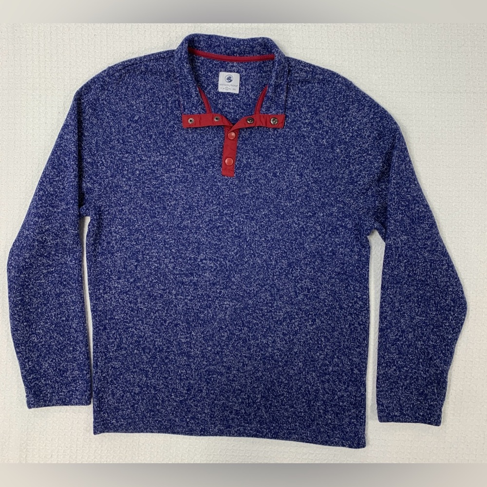Southern Proper Blue Knit with Red Trim